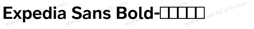 Expedia Sans Bold字体转换